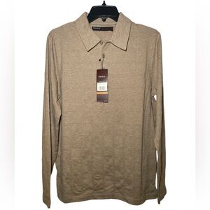 Perry Ellis Men's Tan Polo sz S